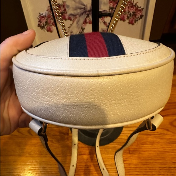 Gucci Textured Calfskin Web Mini
Ophidia Round Backpack EUC - Picture 6 of 14